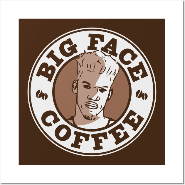 Big Face Coffee Wall Art by dbl_drbbl